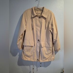 Vintage Women's Fleet Street Relaxed Jacket Tan L